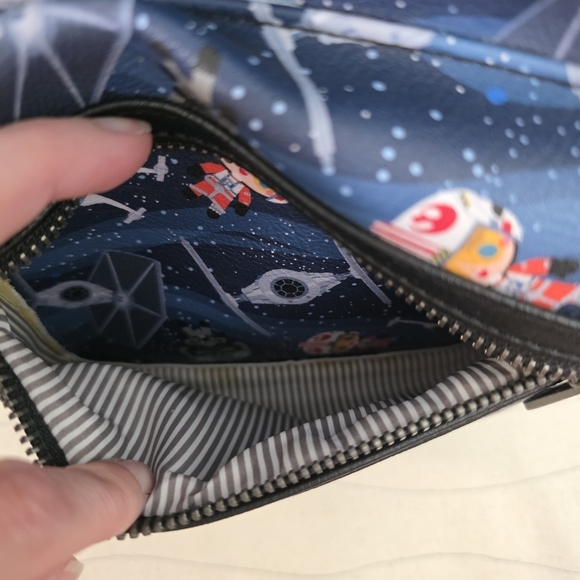 Loungefly Star Wars Chibi Spaceships Mini Backpack X-Wing Tie Fighters Disney - Picture 4 of 10